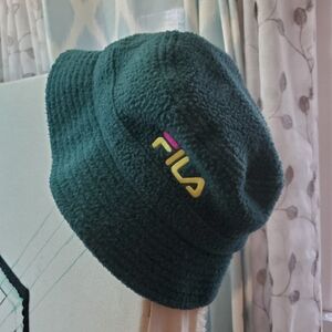 Fila Teal Bucket Hat with Logo
